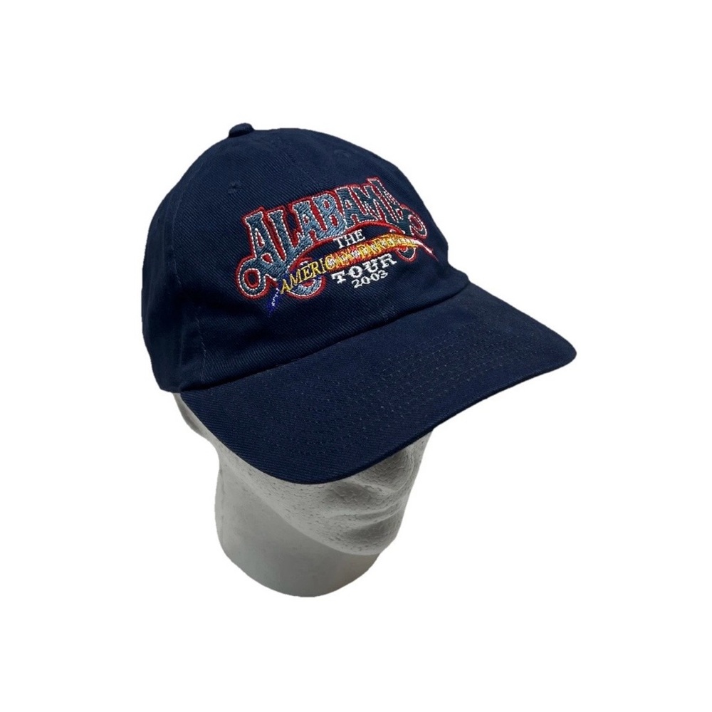 Alabama American Farewell Tour 2003 Hat Navy Adjustable Country Music Cap